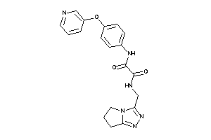 N-(6,7-dihydro-5H-pyrrolo[2,1-c][1,2,4]triazol-3-ylmethyl)-N'-[4-(3-pyridyloxy)phenyl]oxamide