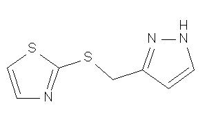 2-(1H-pyrazol-3-ylmethylthio)thiazole