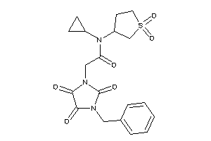 2-(3-benzyl-2,4,5-triketo-imidazolidin-1-yl)-N-cyclopropyl-N-(1,1-diketothiolan-3-yl)acetamide