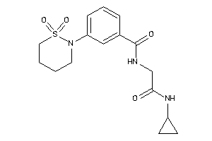 N-[2-(cyclopropylamino)-2-keto-ethyl]-3-(1,1-diketothiazinan-2-yl)benzamide