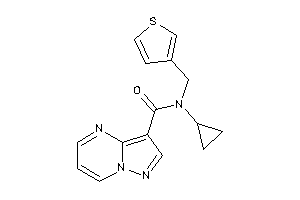 N-cyclopropyl-N-(3-thenyl)pyrazolo[1,5-a]pyrimidine-3-carboxamide