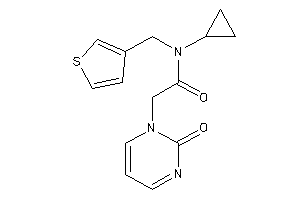 N-cyclopropyl-2-(2-ketopyrimidin-1-yl)-N-(3-thenyl)acetamide