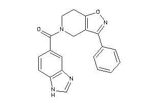 1H-benzimidazol-5-yl-(3-phenyl-6,7-dihydro-4H-isoxazolo[4,5-c]pyridin-5-yl)methanone