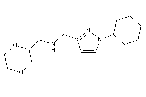 (1-cyclohexylpyrazol-3-yl)methyl-(1,4-dioxan-2-ylmethyl)amine