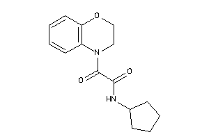 N-cyclopentyl-2-(2,3-dihydro-1,4-benzoxazin-4-yl)-2-keto-acetamide