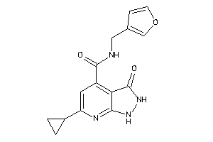 6-cyclopropyl-N-(3-furfuryl)-3-keto-1,2-dihydropyrazolo[3,4-b]pyridine-4-carboxamide