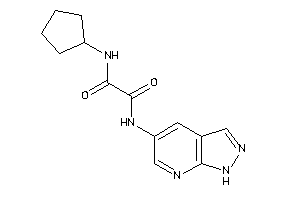 N-cyclopentyl-N'-(1H-pyrazolo[3,4-b]pyridin-5-yl)oxamide