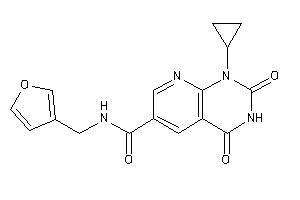 1-cyclopropyl-N-(3-furfuryl)-2,4-diketo-pyrido[2,3-d]pyrimidine-6-carboxamide