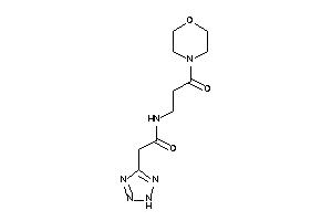 N-(3-keto-3-morpholino-propyl)-2-(2H-tetrazol-5-yl)acetamide