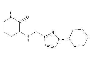 3-[(1-cyclohexylpyrazol-3-yl)methylamino]-2-piperidone