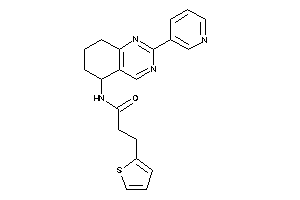 N-[2-(3-pyridyl)-5,6,7,8-tetrahydroquinazolin-5-yl]-3-(2-thienyl)propionamide