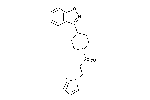 1-(4-indoxazen-3-ylpiperidino)-3-pyrazol-1-yl-propan-1-one