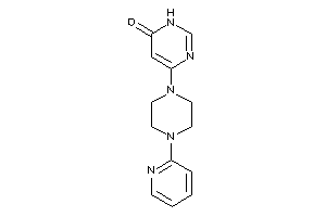 4-[4-(2-pyridyl)piperazino]-1H-pyrimidin-6-one