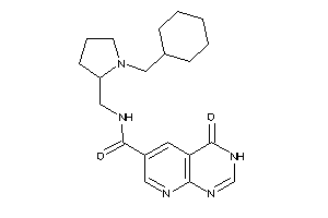 Image of N-[[1-(cyclohexylmethyl)pyrrolidin-2-yl]methyl]-4-keto-3H-pyrido[2,3-d]pyrimidine-6-carboxamide