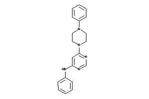 Phenyl-[6-(4-phenylpiperazino)pyrimidin-4-yl]amine