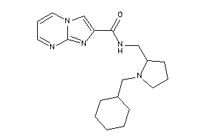 N-[[1-(cyclohexylmethyl)pyrrolidin-2-yl]methyl]imidazo[1,2-a]pyrimidine-2-carboxamide