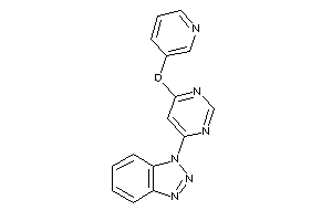 1-[6-(3-pyridyloxy)pyrimidin-4-yl]benzotriazole