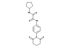 N'-cyclopentyl-N-(4-glutarimidophenyl)oxamide