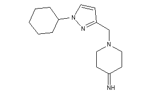 [1-[(1-cyclohexylpyrazol-3-yl)methyl]-4-piperidylidene]amine