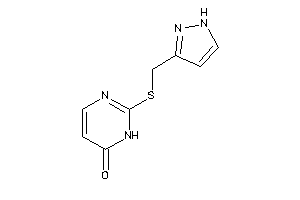 2-(1H-pyrazol-3-ylmethylthio)-1H-pyrimidin-6-one