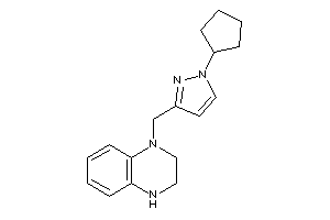 4-[(1-cyclopentylpyrazol-3-yl)methyl]-2,3-dihydro-1H-quinoxaline