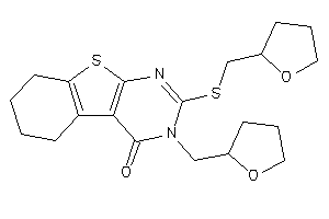 3-(tetrahydrofurfuryl)-2-(tetrahydrofurfurylthio)-5,6,7,8-tetrahydrobenzothiopheno[2,3-d]pyrimidin-4-one