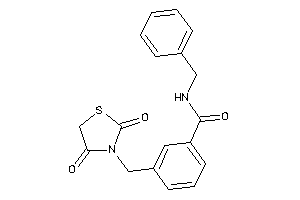 N-benzyl-3-[(2,4-diketothiazolidin-3-yl)methyl]benzamide