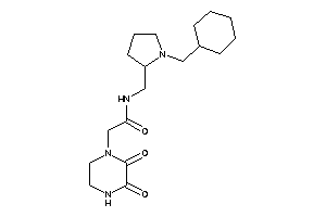 N-[[1-(cyclohexylmethyl)pyrrolidin-2-yl]methyl]-2-(2,3-diketopiperazino)acetamide