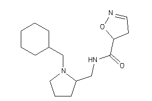 N-[[1-(cyclohexylmethyl)pyrrolidin-2-yl]methyl]-2-isoxazoline-5-carboxamide