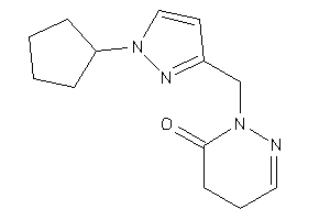 2-[(1-cyclopentylpyrazol-3-yl)methyl]-4,5-dihydropyridazin-3-one