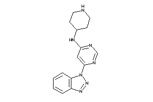 [6-(benzotriazol-1-yl)pyrimidin-4-yl]-(4-piperidyl)amine