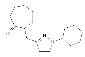 2-[(1-cyclohexylpyrazol-3-yl)methyl]cycloheptanone