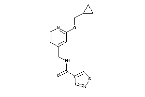 N-[[2-(cyclopropylmethoxy)-4-pyridyl]methyl]isothiazole-4-carboxamide