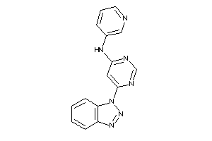 [6-(benzotriazol-1-yl)pyrimidin-4-yl]-(3-pyridyl)amine