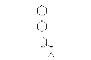 N-cyclopropyl-3-(1-tetrahydrothiopyran-4-yl-4-piperidyl)propionamide