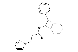 N-(7-phenyl-8-bicyclo[4.2.0]octanyl)-3-pyrazol-1-yl-propionamide