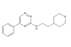 (5-phenyl-1,2,4-triazin-3-yl)-(2-tetrahydropyran-4-ylethyl)amine