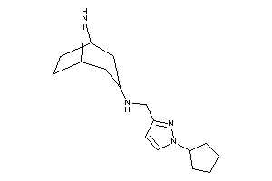 8-azabicyclo[3.2.1]octan-3-yl-[(1-cyclopentylpyrazol-3-yl)methyl]amine