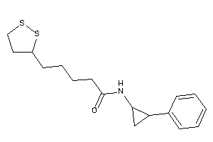 5-(dithiolan-3-yl)-N-(2-phenylcyclopropyl)valeramide