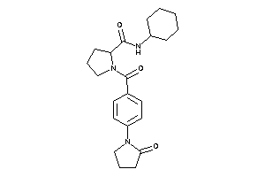 N-cyclohexyl-1-[4-(2-ketopyrrolidino)benzoyl]pyrrolidine-2-carboxamide