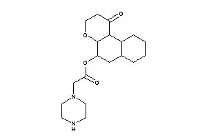 2-piperazinoacetic Acid (1-keto-2,3,4a,5,6,6a,7,8,9,10,10a,10b-dodecahydrobenzo[f]chromen-5-yl) Ester