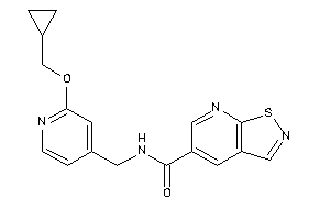 N-[[2-(cyclopropylmethoxy)-4-pyridyl]methyl]isothiazolo[5,4-b]pyridine-5-carboxamide