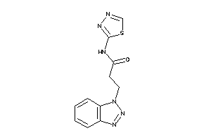 3-(benzotriazol-1-yl)-N-(1,3,4-thiadiazol-2-yl)propionamide