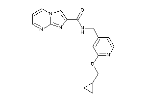 N-[[2-(cyclopropylmethoxy)-4-pyridyl]methyl]imidazo[1,2-a]pyrimidine-2-carboxamide