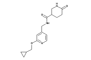 N-[[2-(cyclopropylmethoxy)-4-pyridyl]methyl]-6-keto-nipecotamide