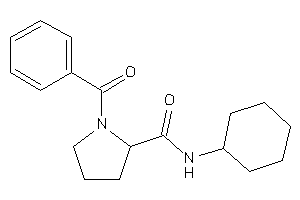 1-benzoyl-N-cyclohexyl-pyrrolidine-2-carboxamide