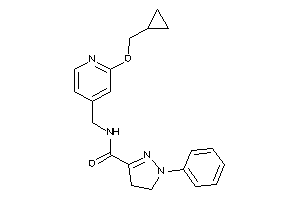 N-[[2-(cyclopropylmethoxy)-4-pyridyl]methyl]-1-phenyl-2-pyrazoline-3-carboxamide