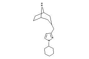 3-[(1-cyclohexylpyrazol-3-yl)methyl]-8-azabicyclo[3.2.1]octane