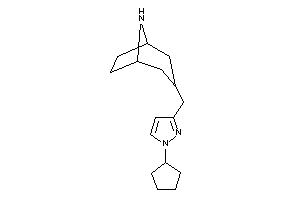 3-[(1-cyclopentylpyrazol-3-yl)methyl]-8-azabicyclo[3.2.1]octane