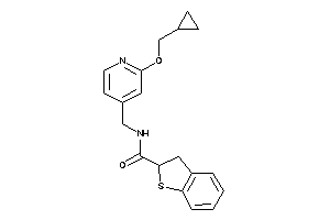 N-[[2-(cyclopropylmethoxy)-4-pyridyl]methyl]-2,3-dihydrobenzothiophene-2-carboxamide